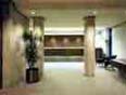 Photo: US Trust Co., NYC, Modern banking floor near elevator